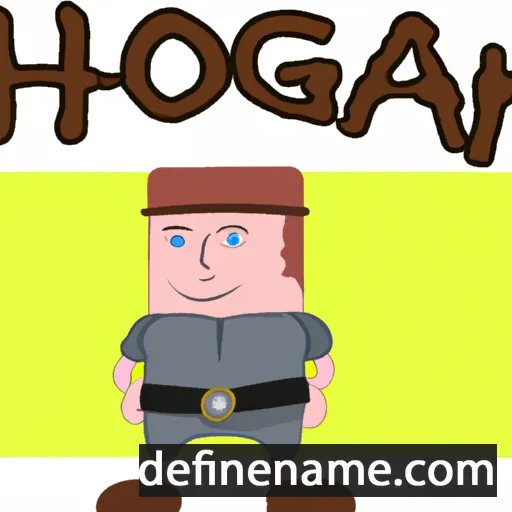 cartoon of the name Hogán