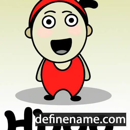 cartoon of the name Hoho