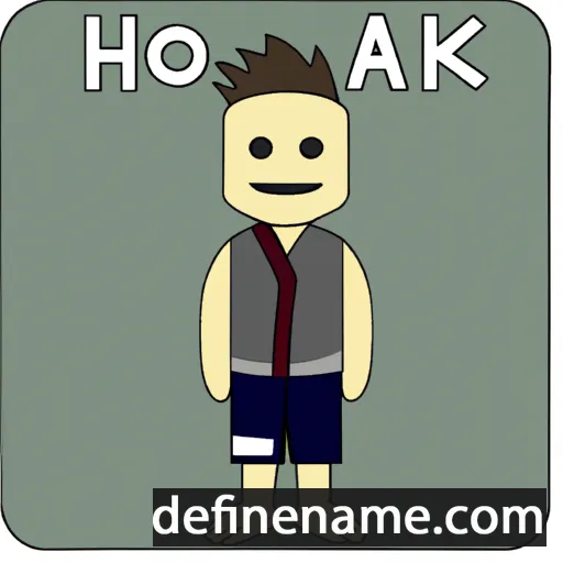 cartoon of the name Hokai