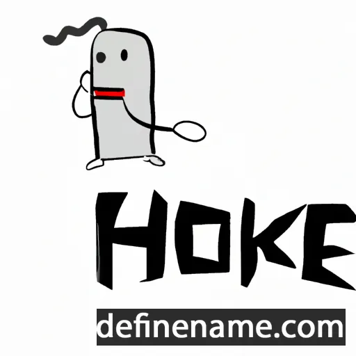 cartoon of the name Hoke