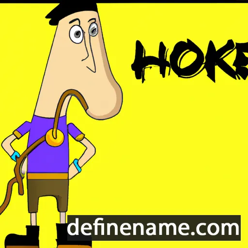 cartoon of the name Hoke