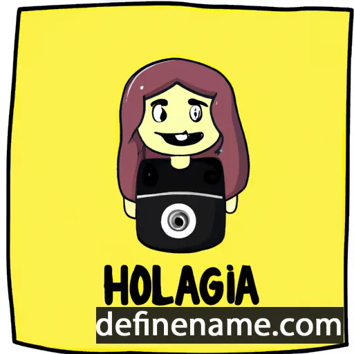 cartoon of the name Holga