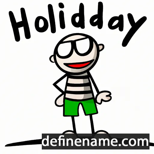 Holiday cartoon