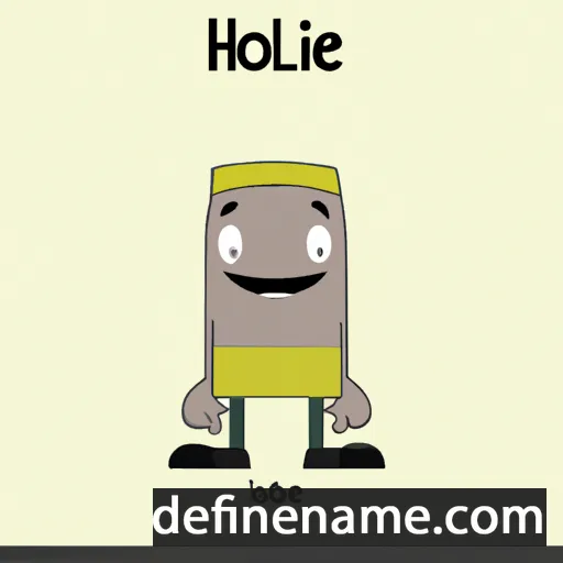 Hollace cartoon