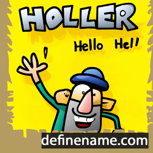 Holler cartoon