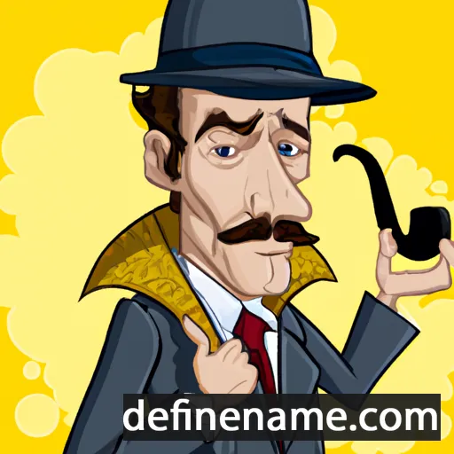 cartoon of the name Holmes