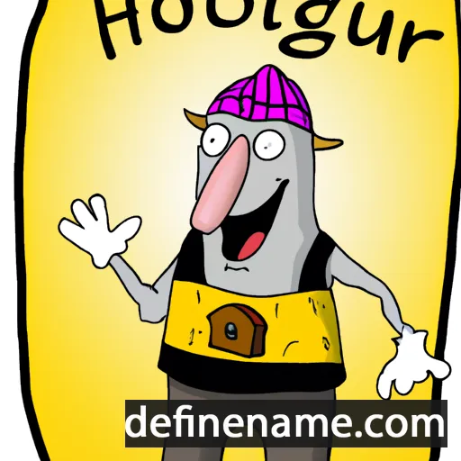 cartoon of the name Holmlaug