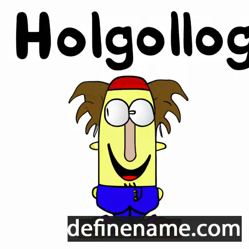 cartoon of the name Holmlög