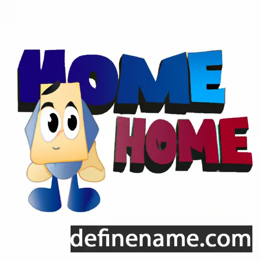 cartoon of the name Homey