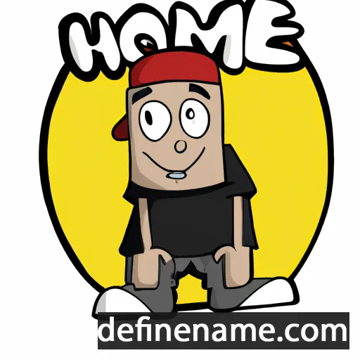 cartoon of the name Homie