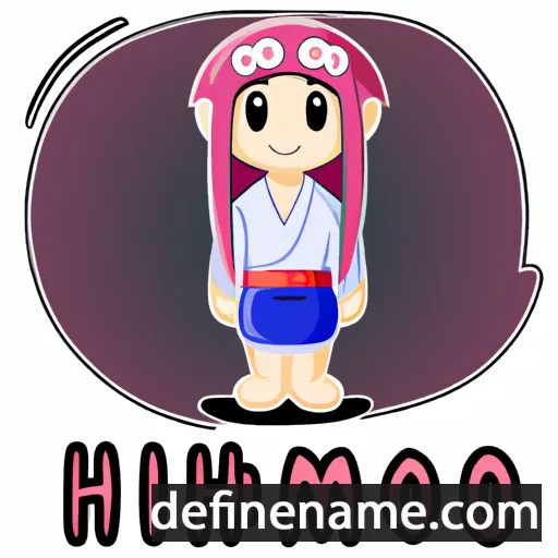 cartoon of the name Homiko