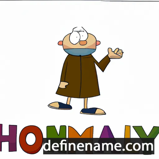 cartoon of the name Homily