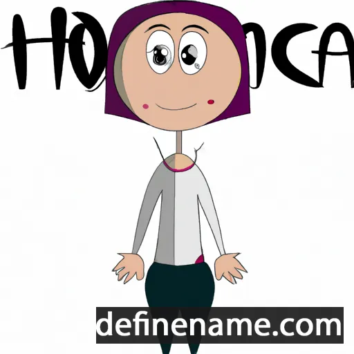 cartoon of the name Honcia