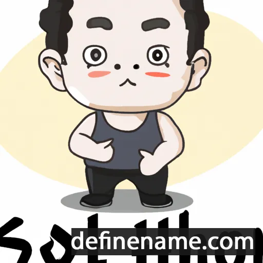 cartoon of the name Hong Sath