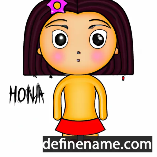 Honia cartoon