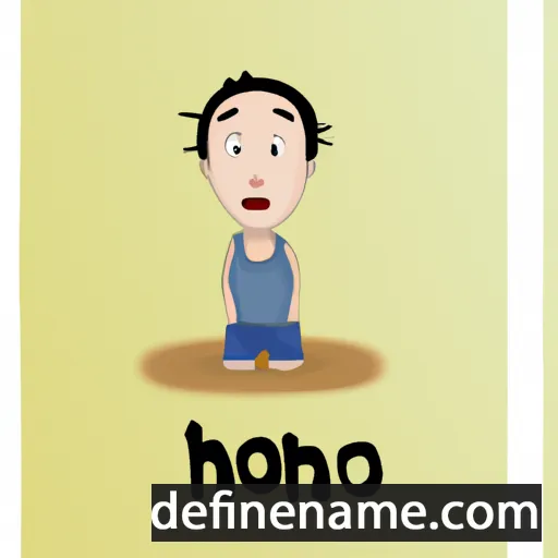 cartoon of the name Hono