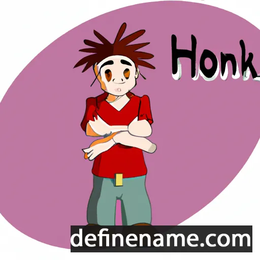 cartoon of the name Honoki