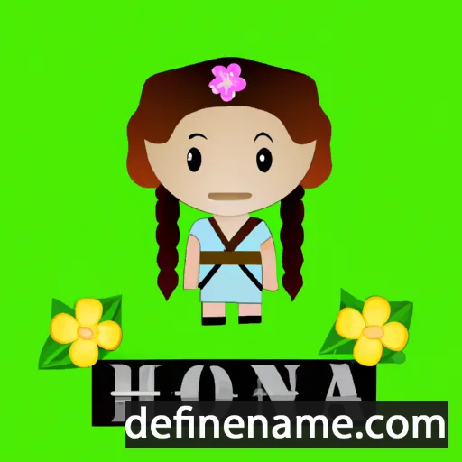 Honona cartoon