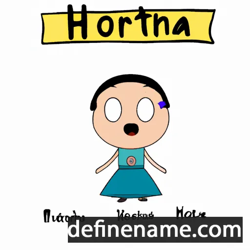 cartoon of the name Honoráta