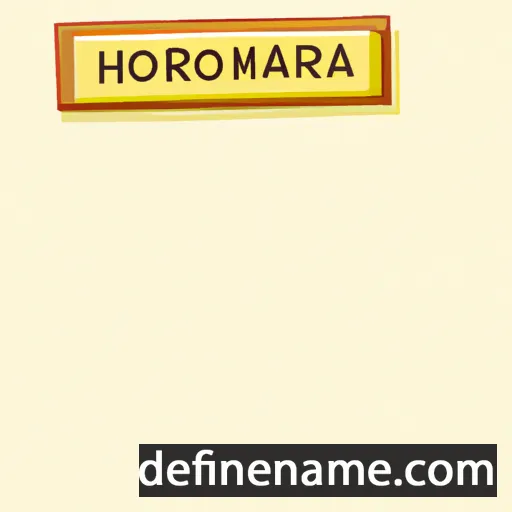 cartoon of the name Honoraria