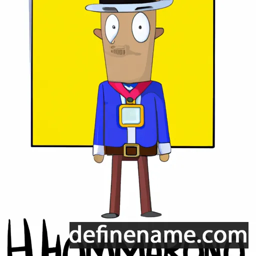 cartoon of the name Honorario