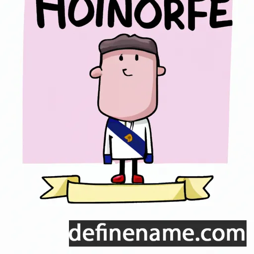 Honorée cartoon