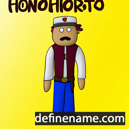 Honorino cartoon