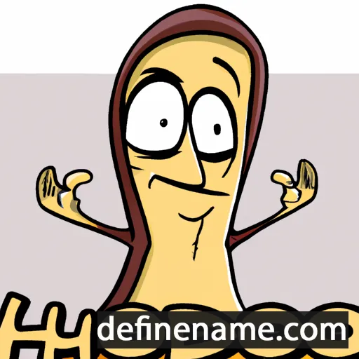 cartoon of the name Hoodo