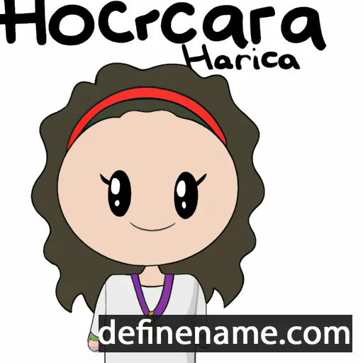 cartoon of the name Horacia