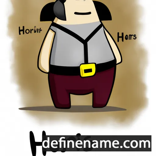 cartoon of the name Horis