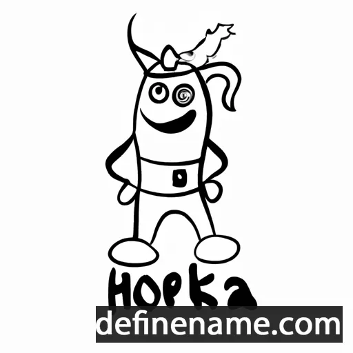 cartoon of the name Horka