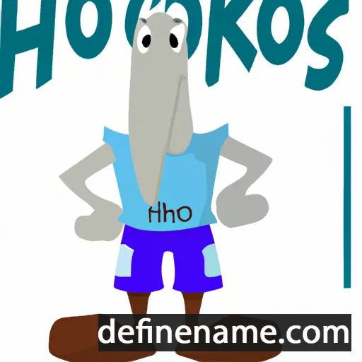 cartoon of the name Horkos