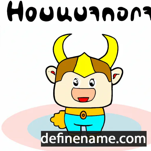 Hornburi cartoon