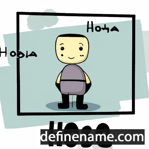 cartoon of the name Hošea