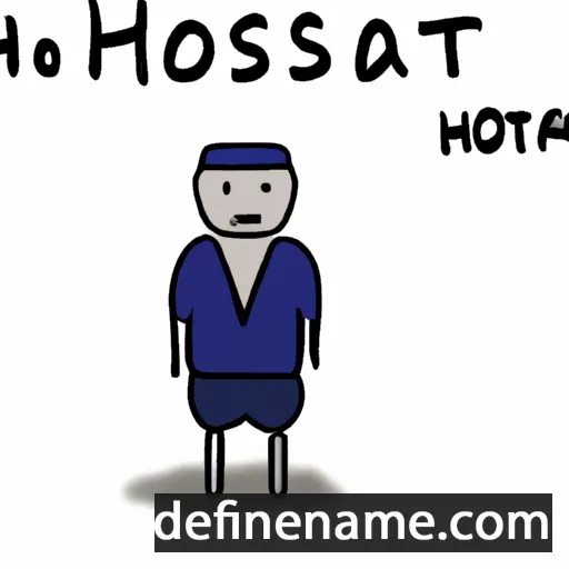 cartoon of the name Hosato