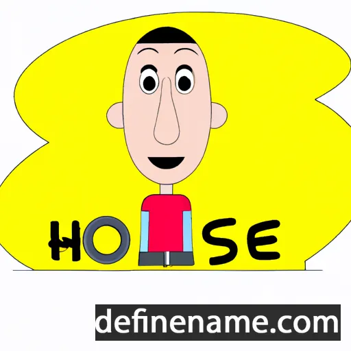 cartoon of the name Hosé