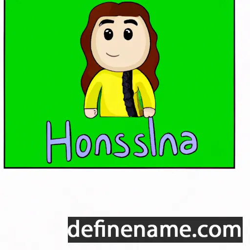 cartoon of the name Hoseanna