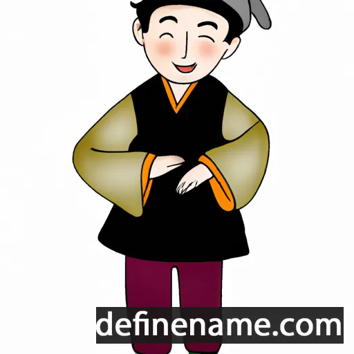 cartoon of the name Hoseong