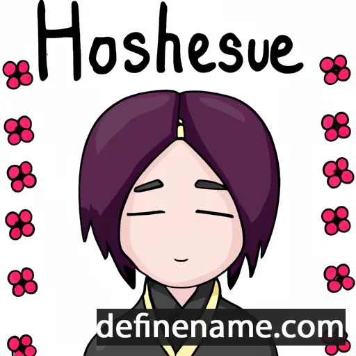 cartoon of the name Hoshizuki