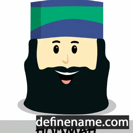 cartoon of the name Hoshmand