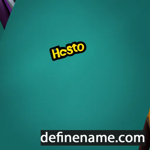 cartoon of the name Hostilio