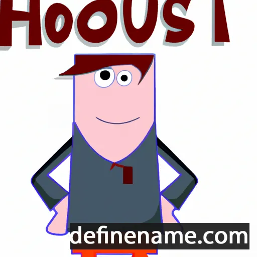 cartoon of the name Hostus