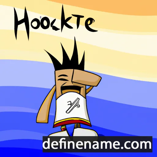 Hotóhké'e cartoon