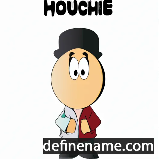 cartoon of the name Houcine