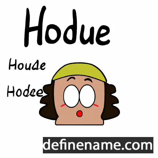 Houdée cartoon