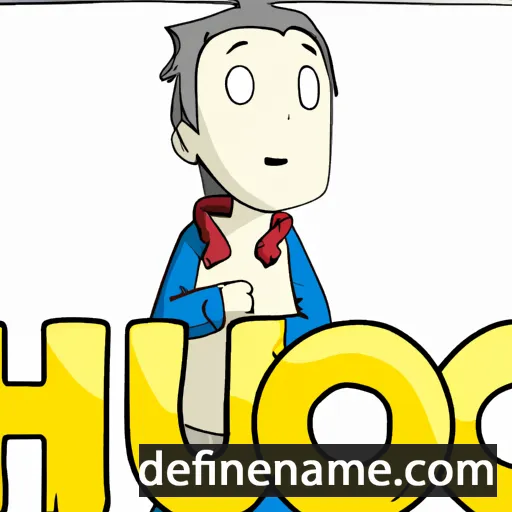 cartoon of the name Hougo