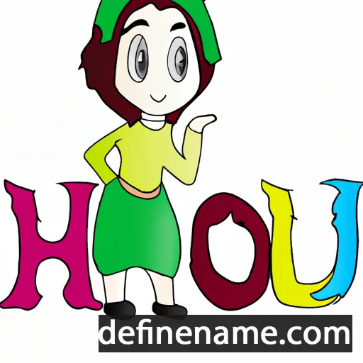 cartoon of the name Houri