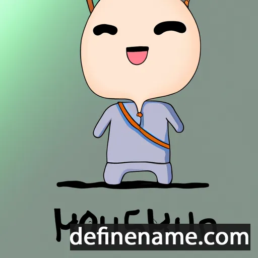 cartoon of the name Houshang