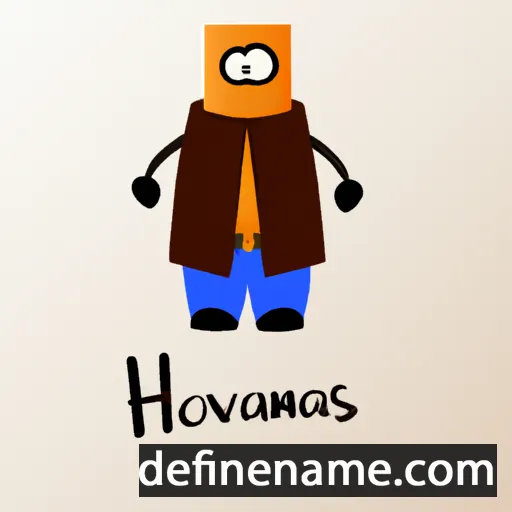 cartoon of the name Hovahnnes