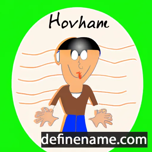 cartoon of the name Hovakim